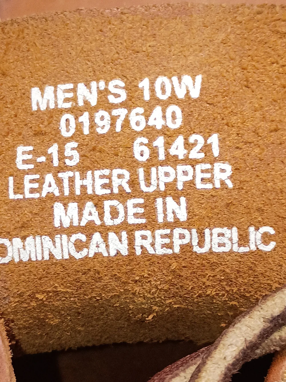 10 WIDE Sperry Men's Cognac Leather Boat Shoes with Laces. Worn A Few Times.